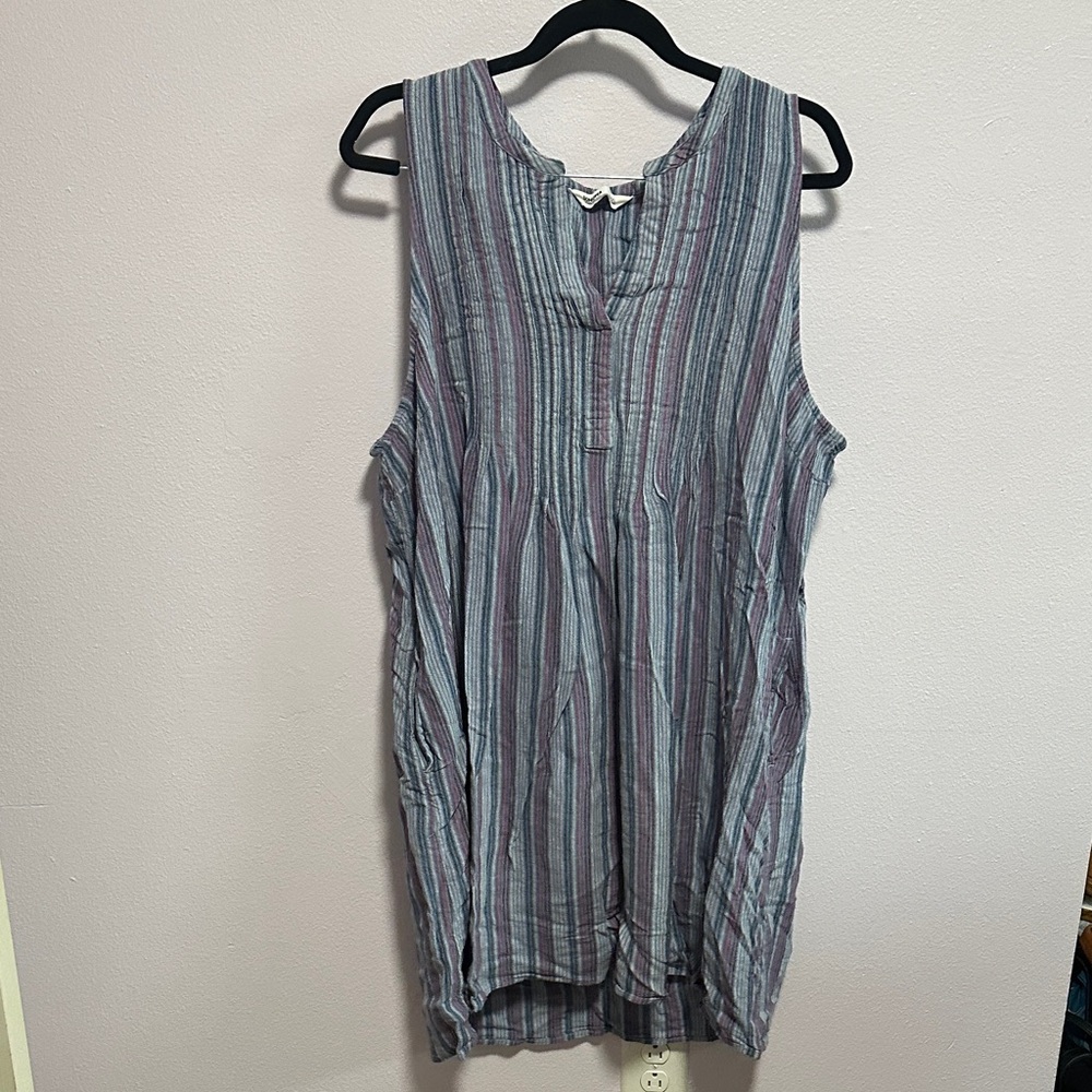 Sonoma Blue and Pink Striped Top